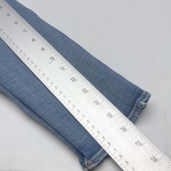 STRETCH AMERICAN EAGLE SUPER HIGH RISE DENIM JEGGINGS 2/26x28 🦅 - Picture 11 of 12